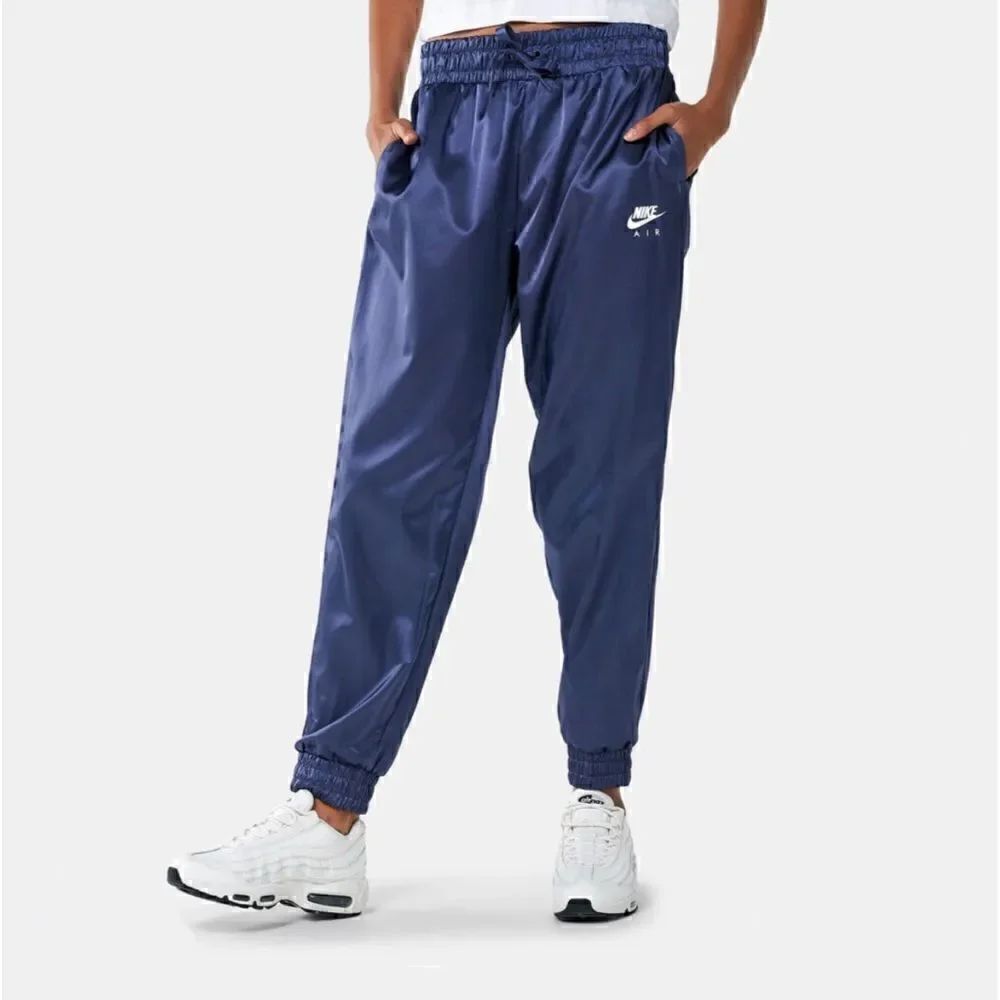 NIKE AIR Satin Court Jogger Pants Purple/Blue Women’s Size XS